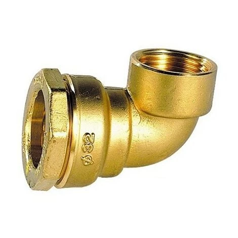 SFERACO Raccord Laiton Coudé Femelle 1" Pour PE - D: 32mm 3 SFERACO Raccord Laiton Coudé Femelle 1" Pour PE - D: 32mm