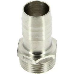 SFERACO Embout Cannelé Inox Usiné Ø20 Mâle 3/4