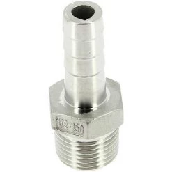 SFERACO Embout Cannelé Inox Moulé Ø13 Mâle 1/2