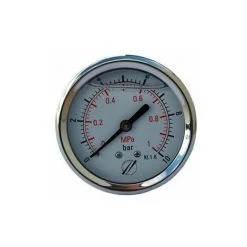 Manomètre Axial Glycérine Diamètre 63, 0 à 10 Bar Sferaco