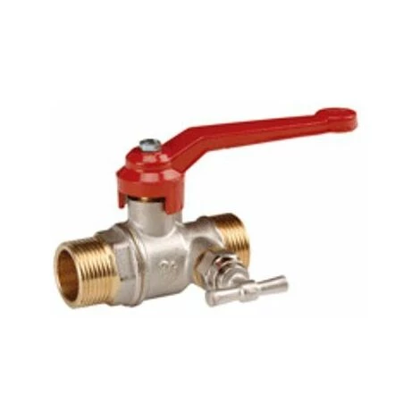 Vanne à Sphère Laiton à Portée Plate Large PN20 Double Mâle, 15X21 Sferaco 3 Vanne à Sphère Laiton à Portée Plate Large PN20 Double Mâle, 15X21 Sferaco