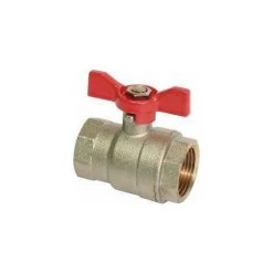 Vanne Double Femelle 15x21, Manette Papillon Sferaco