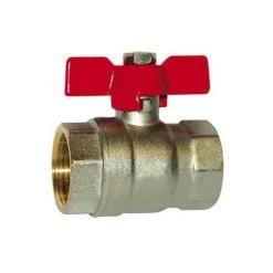 Vanne à Sphère En Laiton SFERACO Manette Papillon 1/2" - F.F - 83276 S