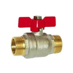 Vanne à Sphère En Laiton SFERACO Manette Papillon 1/2" - M.M - 83188 X