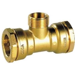 SFERACO Té PE Laiton Eau Serrage Ext Et M 20-15x21-20