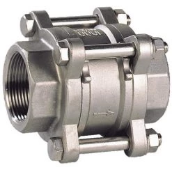 Clapet à Disque Inox 316l 3 Pièces FF Sferaco 50x60