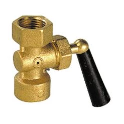 Robinet Porte-manomètre à Décompression - Femelle Femelle 3/8" (12/17) - Sferaco