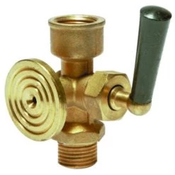 Robinet Porte-manomètre à Décompression à Bride De Contrôle - Mâle Femelle 1/4" (8/13) - Sferaco