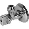 Vanne à Sphère équerre Laiton Chromé Pour Lavabo M1/2" (15/21) - Sortie M3/8" (12/17) - Sferaco -SFERACO Soldes 19712569 1
