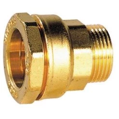 SFERACO Raccord PE Eau Laiton Serrage Ext M 25 20x27
