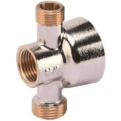 Applique Murale Double Jupe Haute Sans écrou F1/2" (15/21) - Sortie M1/2" (15/21) - M3/8" (12/17) - Sferaco