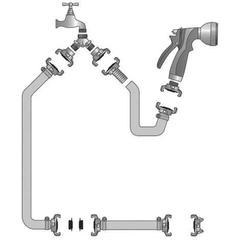 SFERACO 10 Raccords Express Laiton à Visser Mâle 1/2" (15/21) Avec Joint NBR 6 SFERACO 10 Raccords Express Laiton à Visser Mâle 1/2" (15/21) Avec Joint NBR – Image 4