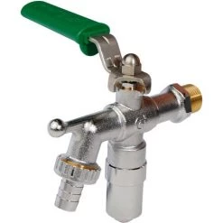 SFERACO Robinet De Puisage Laiton Nickelé Antigel ICECAL 1/2" (15/21)