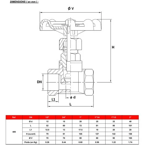 SFERACO Robinet De Puisage Laiton Nickelé Antigel ICECAL 1/2" (15/21) 4 SFERACO Robinet De Puisage Laiton Nickelé Antigel ICECAL 1/2" (15/21) – Image 2