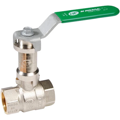 Vanne à Sphère à Prolongateur PN40 NF ACS Poignée Plate Verte F/F 1/2'' (15x21) - Sferaco 3 Vanne à Sphère à Prolongateur PN40 NF ACS Poignée Plate Verte F/F 1/2'' (15x21) - Sferaco