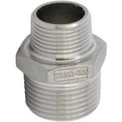 Mamelon Inox Mâle Réduit 40x49, 33x42 (1"1/2, 1"1/4) Sferaco