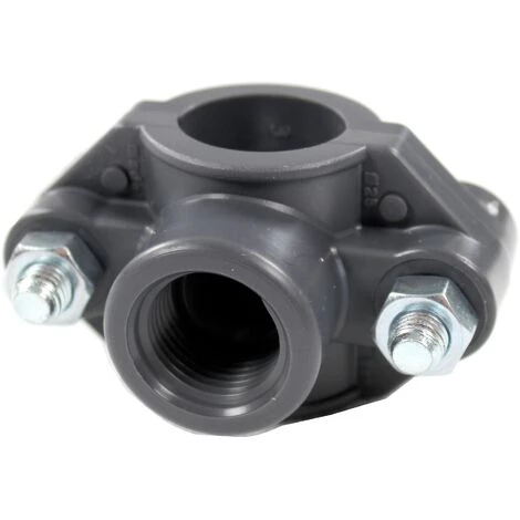 SFERACO Collier De Prise En Charge Pour Tuyaux PE Et PVC Ø40 - Femelle 1/2" (15/21) 3 SFERACO Collier De Prise En Charge Pour Tuyaux PE Et PVC Ø40 - Femelle 1/2" (15/21)