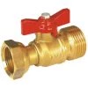 SFERACO Robinet Avant Compteur Droit Mâle 3/4"- Ecrou Prisonnier 3/4"- Lg:65mm -SFERACO Soldes 527004 1