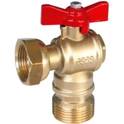 SFERACO Robinet Equerre Avant Compteur - Mâle 3/4"(20x27) / Ec-Libre 3/4"(20x27)