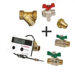SFERACO Kit Compteur D'énergie Calibre 15 - Mâle 3/4" (20x27) + Accessoires