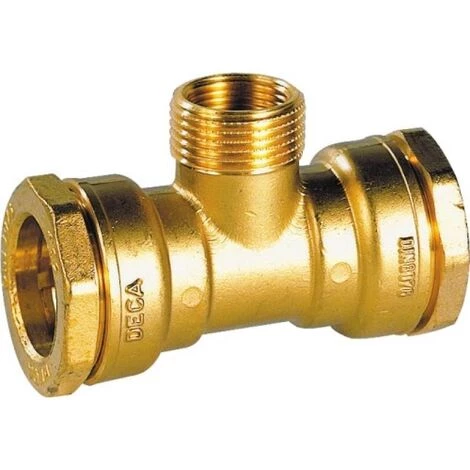 SFERACO Té Laiton Taraudé Mâle 33x42 Femelle 26x34 PE40 3 SFERACO Té Laiton Taraudé Mâle 33x42 Femelle 26x34 PE40