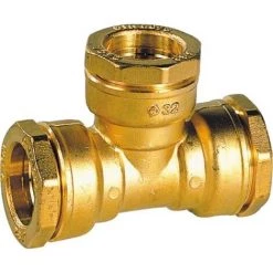 SFERACO Té Laiton Serrage Extérieur PE20