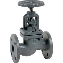 Robinet à Soupape En Fte PN 16 Tige Et Siège En Inox DN65 SFERACO, Robinet à Soupape, Fonte, Brides, DN65, 16, 65