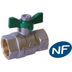 SFERACO Vanne B.S. FF Manette Papillon NF - Diamètre : 3/8''